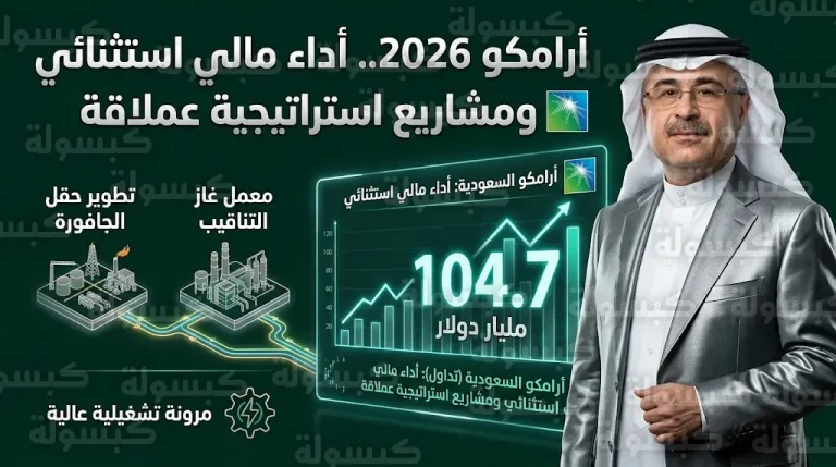 أرامكو السعودية تحقق 104.7 مليار دولار صافي دخل وتؤكد جاهزيتها لضمان تدفق الطاقة عالمياً