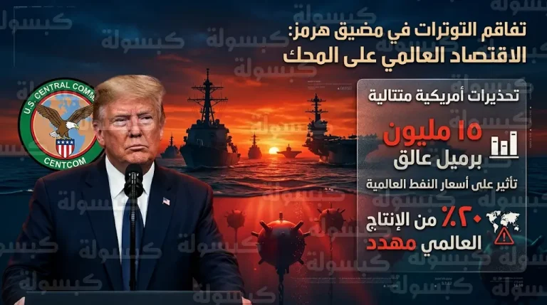 ألغام إيرانية في مضيق هرمز تهدد 20% من إمدادات النفط العالمية وتحرك عسكري أمريكي خاطف لتأمين الممر