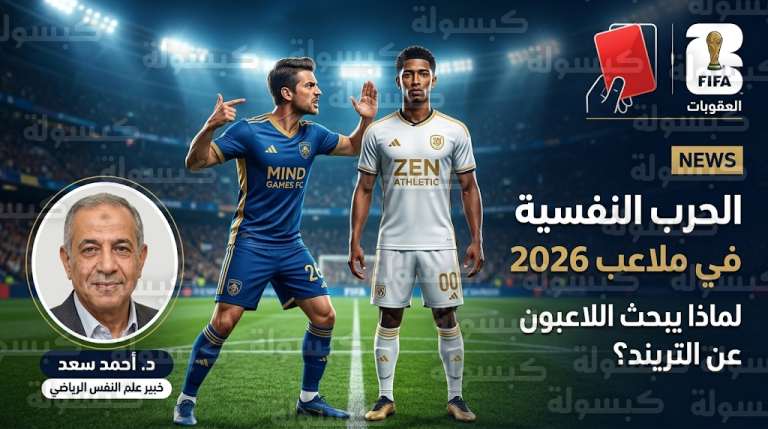 استشاري نفسي يكشف لصحيفة عكاظ سر لجوء اللاعبين للحركات الاستفزازية وصناعة التريند في ملاعب 2026