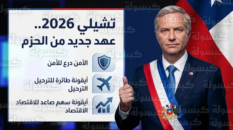 الزعيم اليميني خوسيه كاست يتسلم رئاسة تشيلي ويتعهد بإنهاء أزمة الهجرة غير النظامية وفرض قبضة أمنية حديدية لمكافحة الجريمة