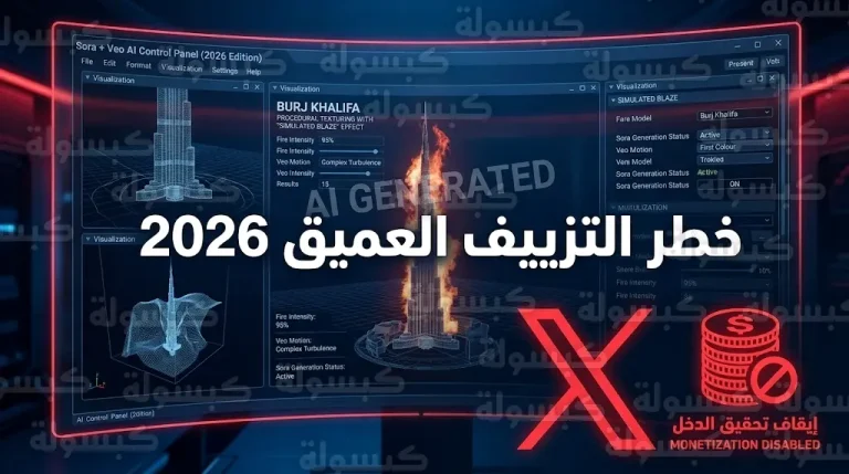 تحذيرات من فيديوهات مفبركة لضربات صاروخية وحرائق وهمية في معالم كبرى أنتجتها أدوات Sora وVeo