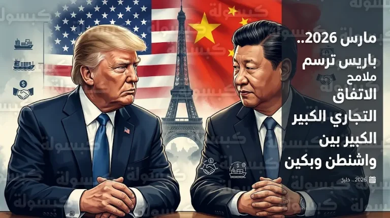 تحركات دبلوماسية مكثفة في باريس لإنهاء التوتر التجاري وترتيب زيارة ترامب إلى الصين في أبريل