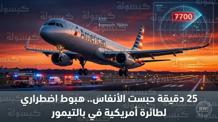 تفاصيل واقعة حبست الأنفاس لطائرة أمريكية فعلت رمز الاستغاثة العالمي 7700 فوق أجواء واشنطن