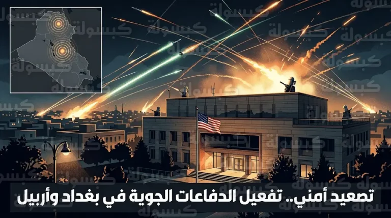 تفعيل منظومات الدفاع الجوي في بغداد وأربيل للتصدي لهجمات صاروخية وطائرات مسيرة