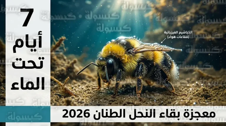 سر نجاة ملكات النحل الطنان من الغرق التام بفضل الخياشيم الفيزيائية والسبات الشتوي العميق