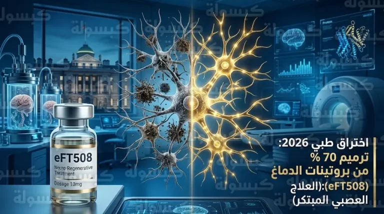 علماء كينجز لندن يثبتون قدرة عقار eFT508 على ترميم 70 بالمئة من بروتينات الدماغ المتضررة بالزهايمر