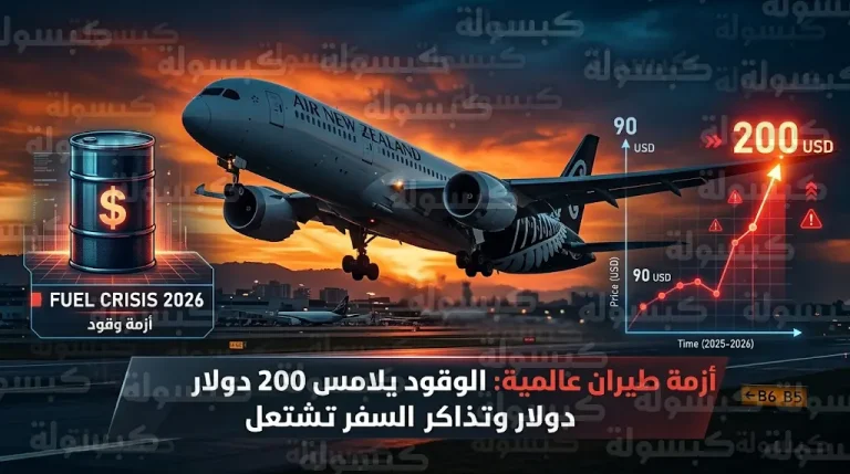قفزة تاريخية في أسعار تذاكر الطيران ووصول وقود الطائرات لـ 200 دولار للبرميل بسبب توترات الشرق الأوسط
