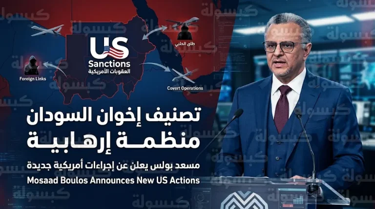 مستشار الرئيس الأمريكي يكشف ارتباطات عسكرية واستخباراتية بين إخوان السودان والنظام الإيراني
